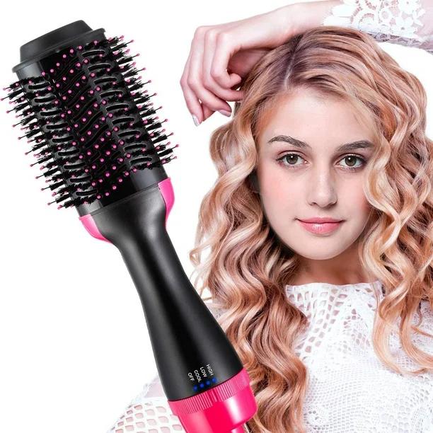 One-Step Hot Air Brush Dryer & Hair Straightener