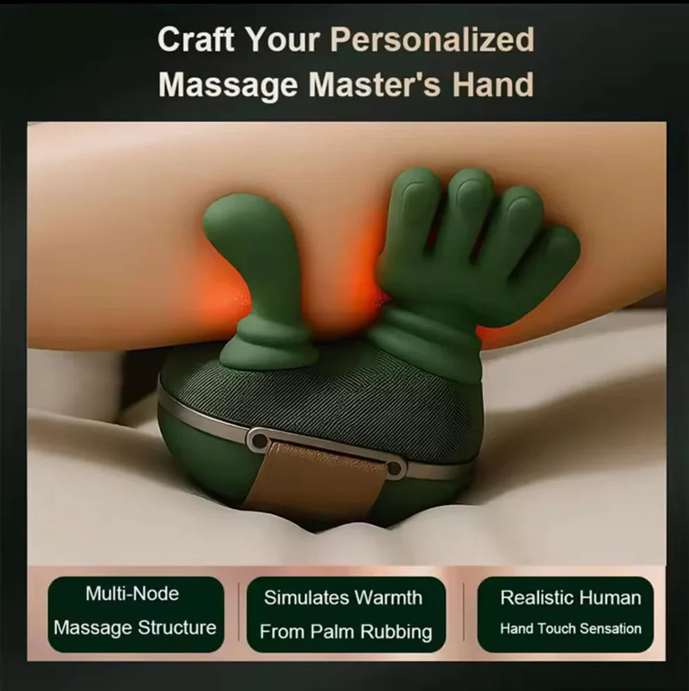 Heated Pillow Neck & Back Massager – Bionic Kneading Shoulder & Muscle Massager