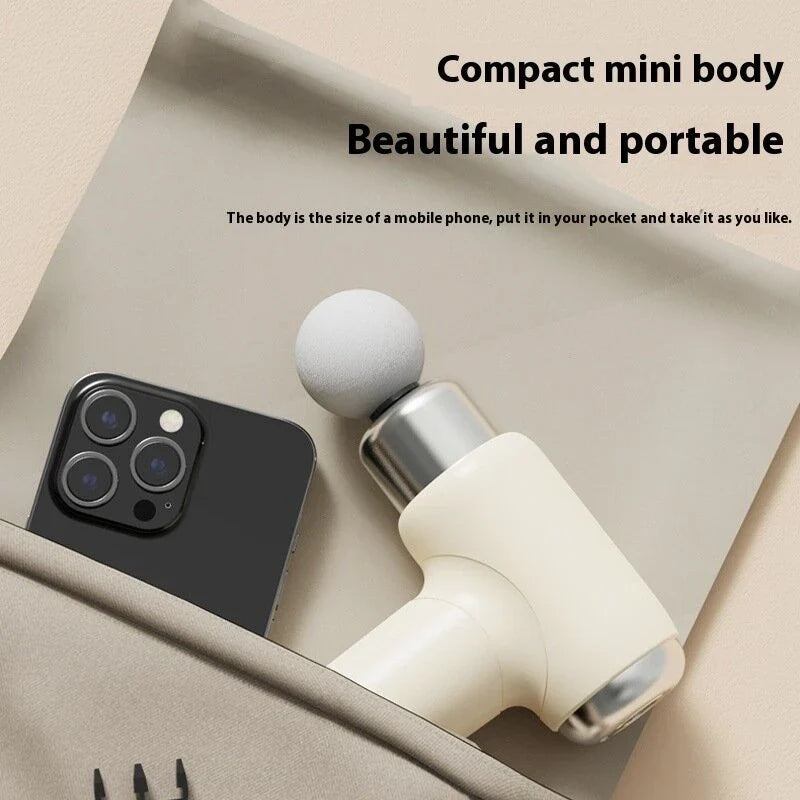 Portable 6-Speed Fascia Massage Gun – Electric Muscle Relaxation Massager