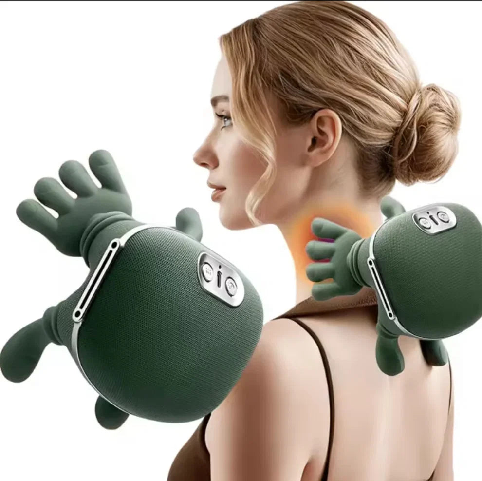 Heated Pillow Neck & Back Massager – Bionic Kneading Shoulder & Muscle Massager