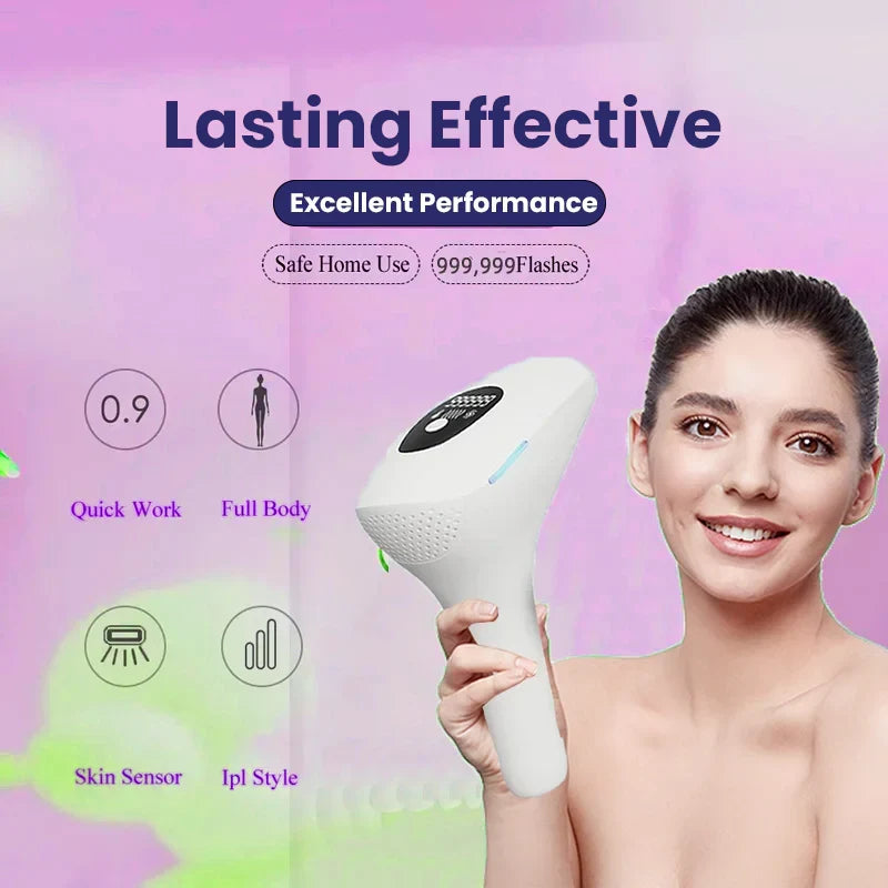 IPL Hair Removal Device SM-888 | Full Body Hair Reduction for Men & Women