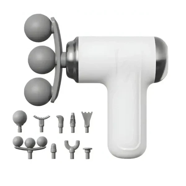 Electric 9-in-1 Fascia Massage Gun – 9 Massage Heads for Full-Body Muscle Relaxation & Recovery