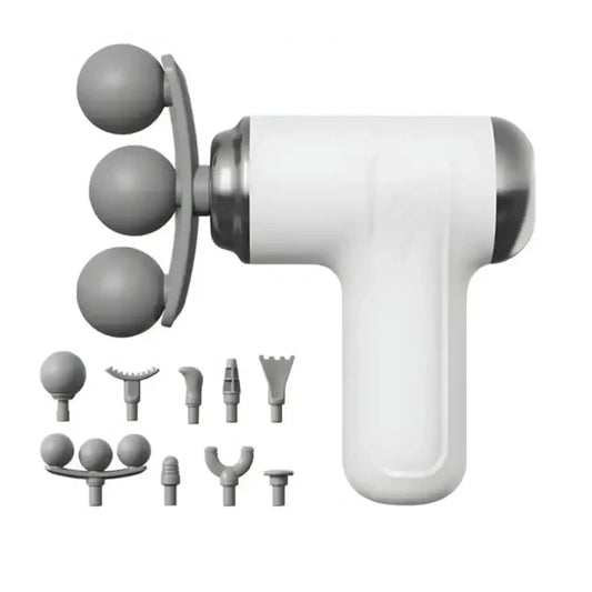 Electric 9-in-1 Fascia Massage Gun – 9 Massage Heads for Full-Body Muscle Relaxation & Recovery