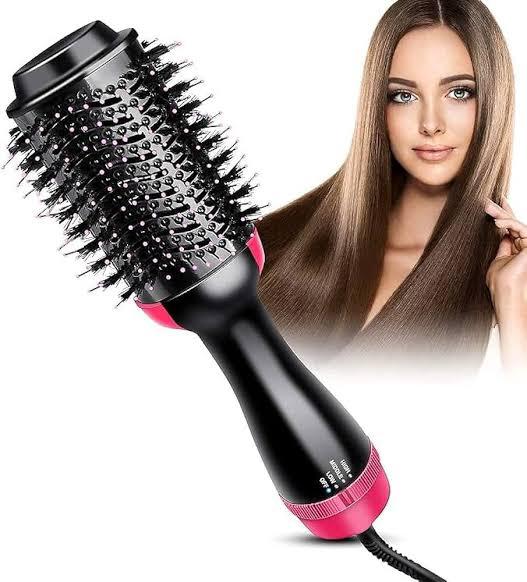 One-Step Hot Air Brush Dryer & Hair Straightener