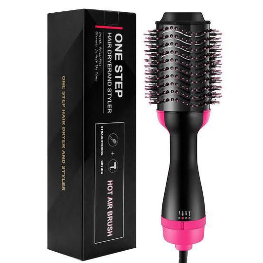 One-Step Hot Air Brush Dryer & Hair Straightener
