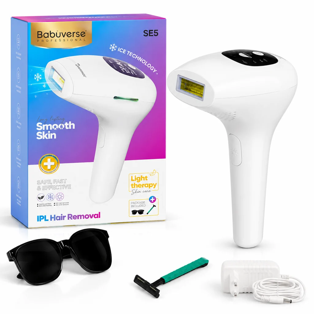Babyverse SE5 IPL Hair Removal Device with ICE Technology | MYLOR®