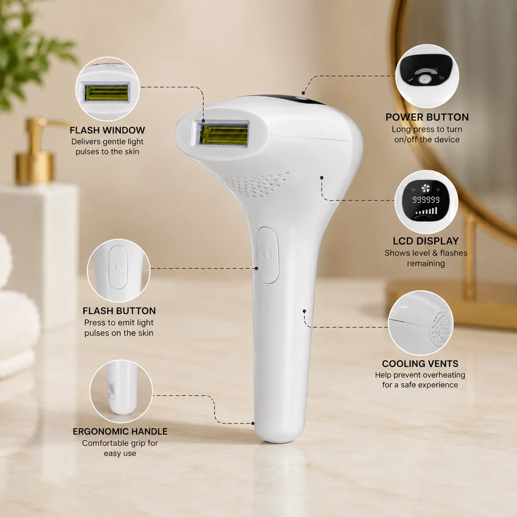 Babyverse SE5 IPL Hair Removal Device with ICE Technology | MYLOR®